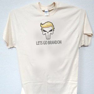 LET'S GO BRANDON, POLITICAL PUNISHER, FUNNY MENS TEE'S  ALL SIZES T-1980